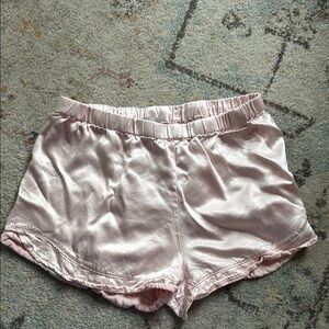Silky Pink Sleep Shorts